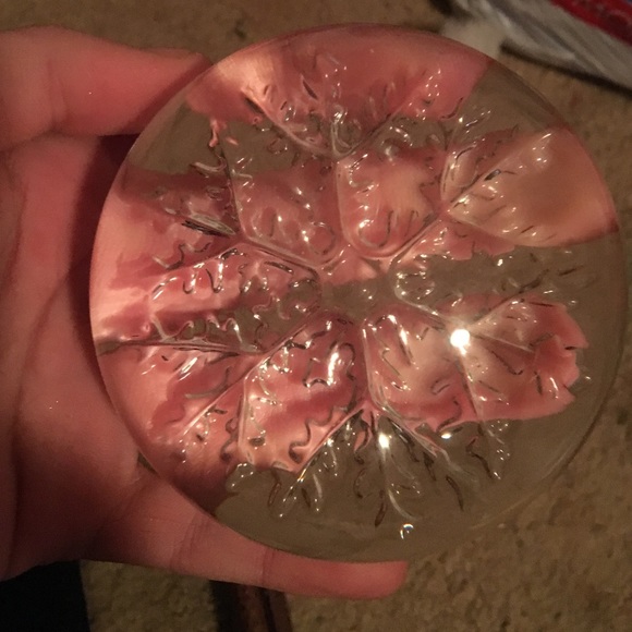 Glass snowflake