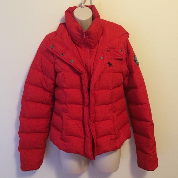 A&F down coat. Size M