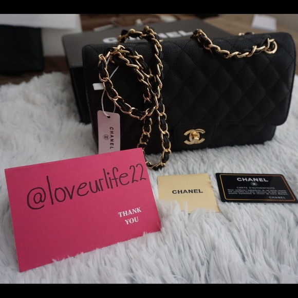 ❗️SALE! Medium classic double flap caviar