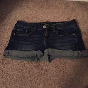 Express jean shorts