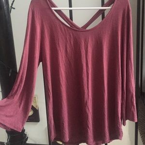 Flowy cross back too