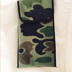 Bape inspired camo pouch or carrying case