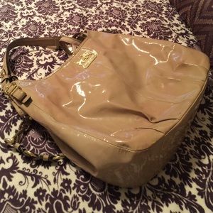 Coach nude patent bag