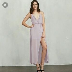 Reformation Hayworth dress lavender size small.