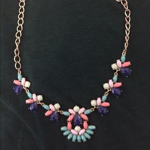 JCrew factory mixed stone necklace