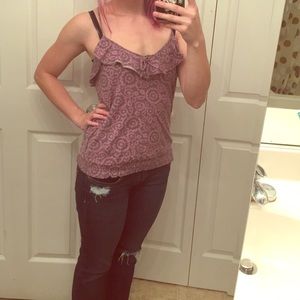 American Eagle Purple Tank