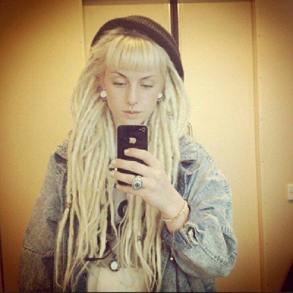 1 hour sale Blonde dread twist wig