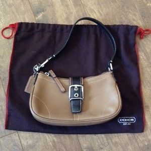 Coach Mini Leather Handbag w/ Dust Bag