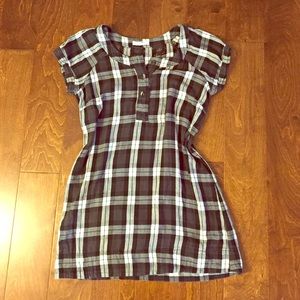 Gingham mini dress