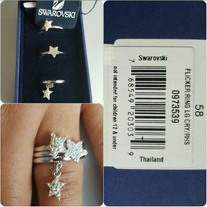 Swarovski Trio Ring set