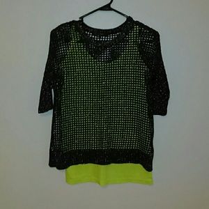 HeartSoul holey lightweight sweater size L