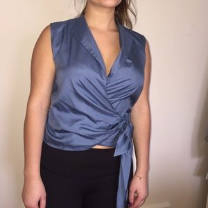 Dana Buchman silk dress up blouse