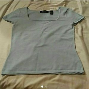 Sz S Express Baby Blue Top