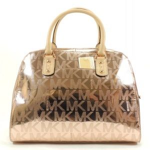 Michael Kors Gold Metallic Purse