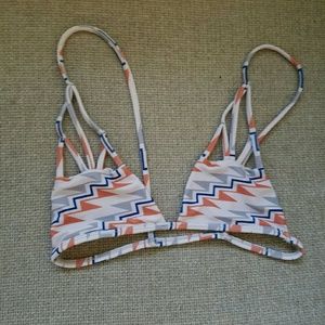 Acacia Swimwear Santorini Top Ziggy XS P petite