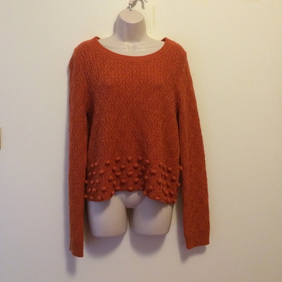 orange sweater