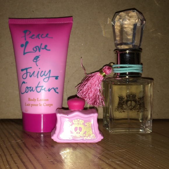Peace Love & Juicy Couture set.
