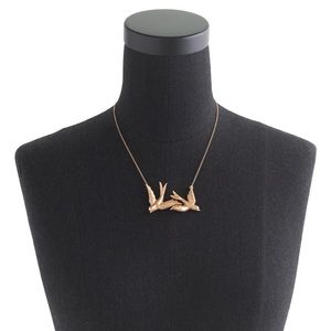 J. Crew twin birds necklace