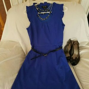 Royal blue dress