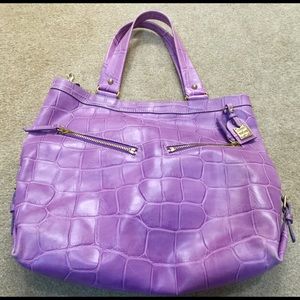 Dooney & Bourke Purple Leather