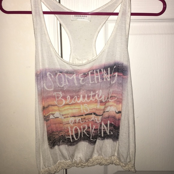 Cream Razorback Top