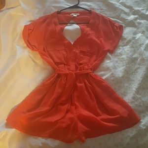 Orange romper