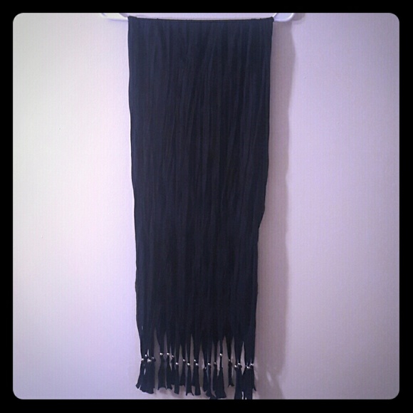 Black fashion scarf