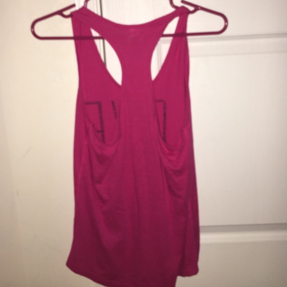 PINK Razorback Yoga Top - Picture 2 of 3
