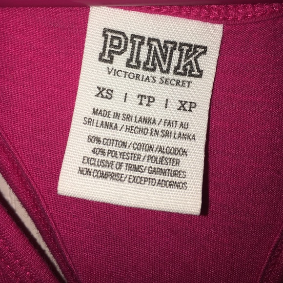 PINK Razorback Yoga Top - Picture 3 of 3