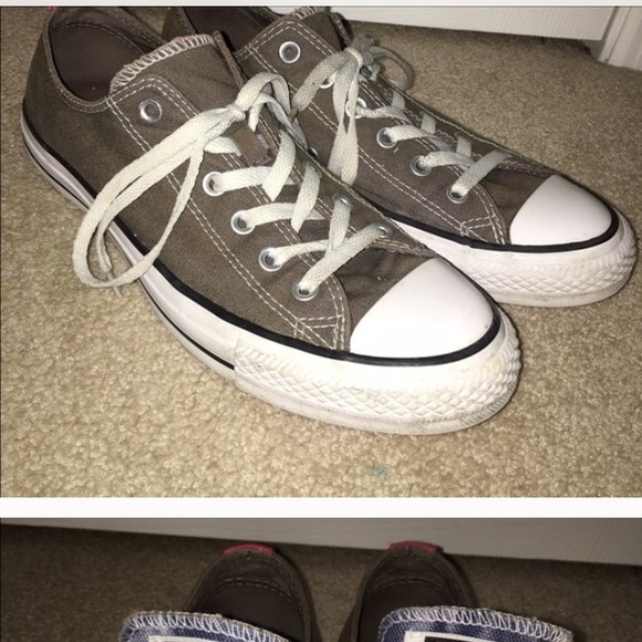 Grey converse