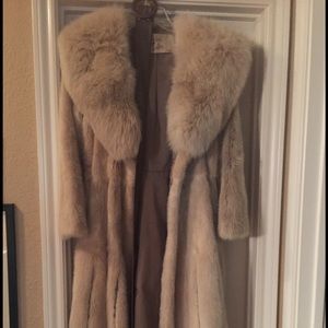 Vintage Emilio GUCCI Taupe Long Mink Coat
