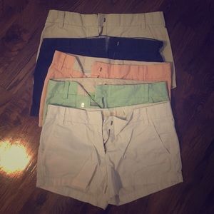 Jcrew shorts (set of all)
