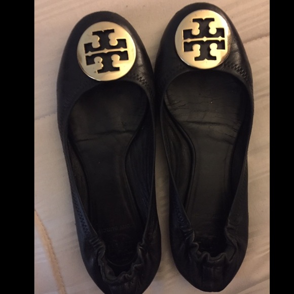 Tory burch black flats