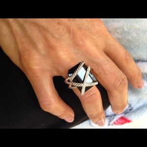 RESERVED FOR AMY C. David Yurman Black Onyx Ring
