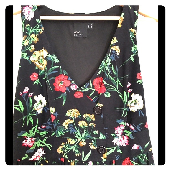 ASOS Floral Midi Dress