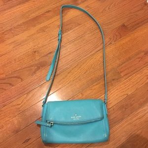 Kate Spade Blue mini carson cross body