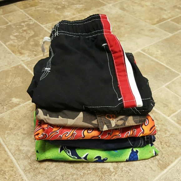 5 pair bundle of boys swimming trunks!!!!