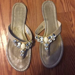 Beaded flats