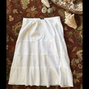 Drawstring Midi Skirt