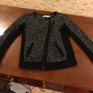 Loft throw over sweatshirt/coat thing