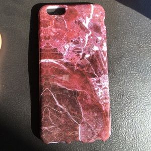 Red Marble IPhone 6/6s Plus case