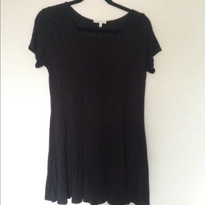 black tshirt dress