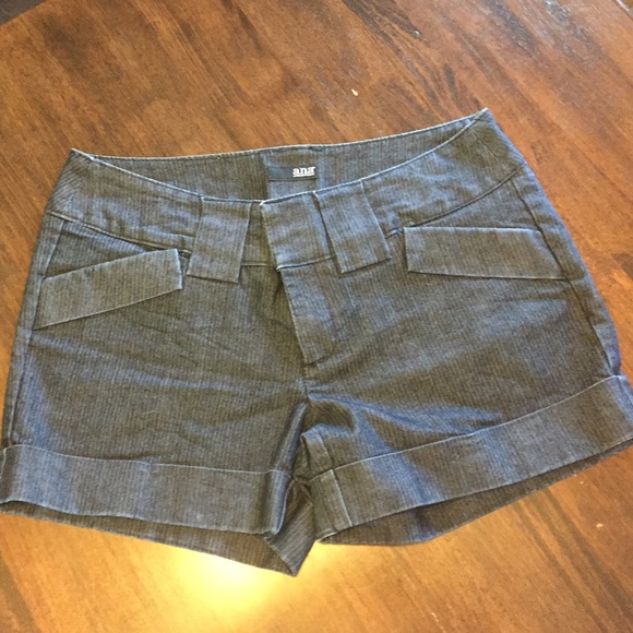 Dressy denim shorts