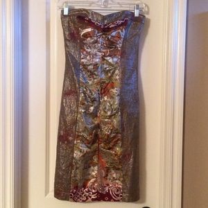 Gorgeous silk strapless dress