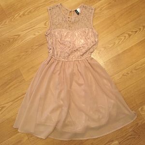 Pink Pastel Lace Dress