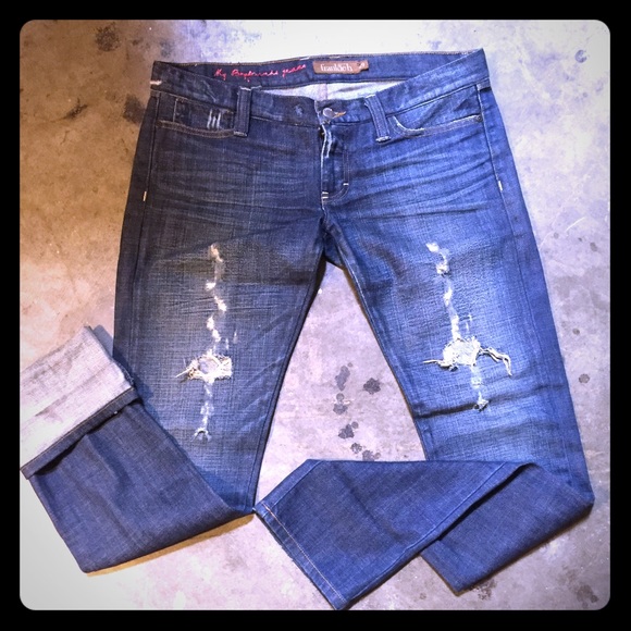Frankie B Boyfriend Jeans; great condition