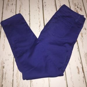 Royal blue skinny jeans
