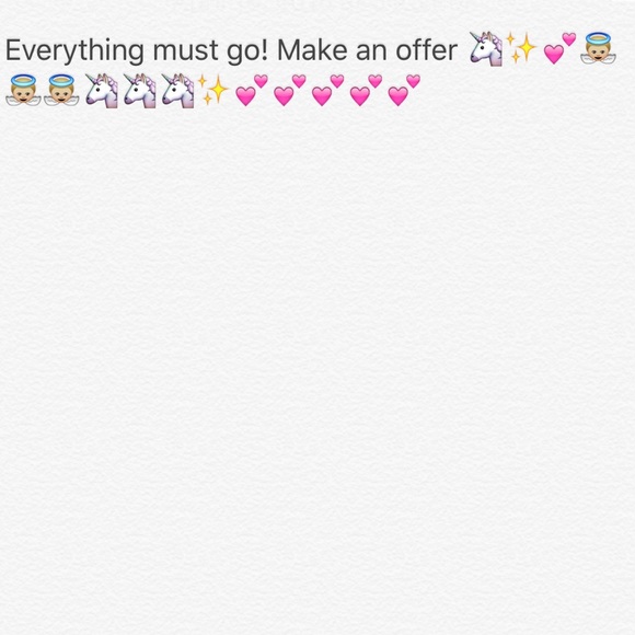 Make an offer, clearing out my closet :)