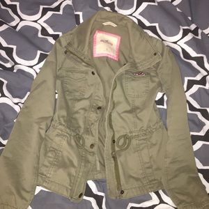 Hollister olive green jacket