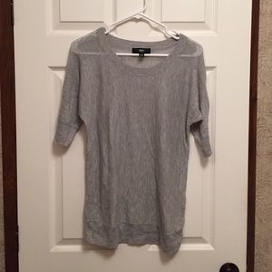Grey 3/4 length sweater